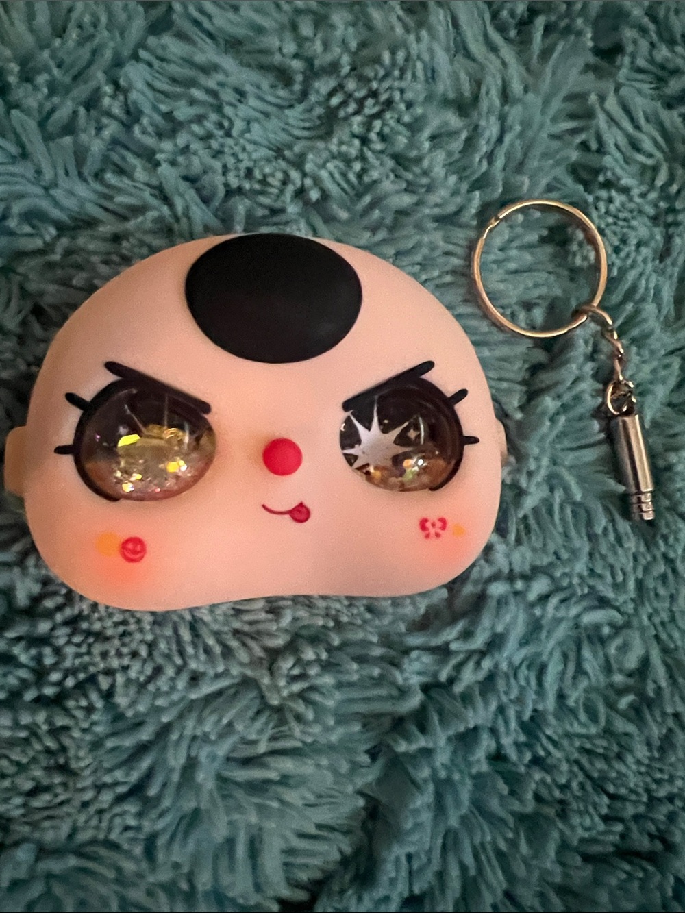 100% bb3 replacement face- with glitter and glowing magnetic eyes!